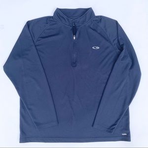 Champion performance navy 1/4 zip pullover